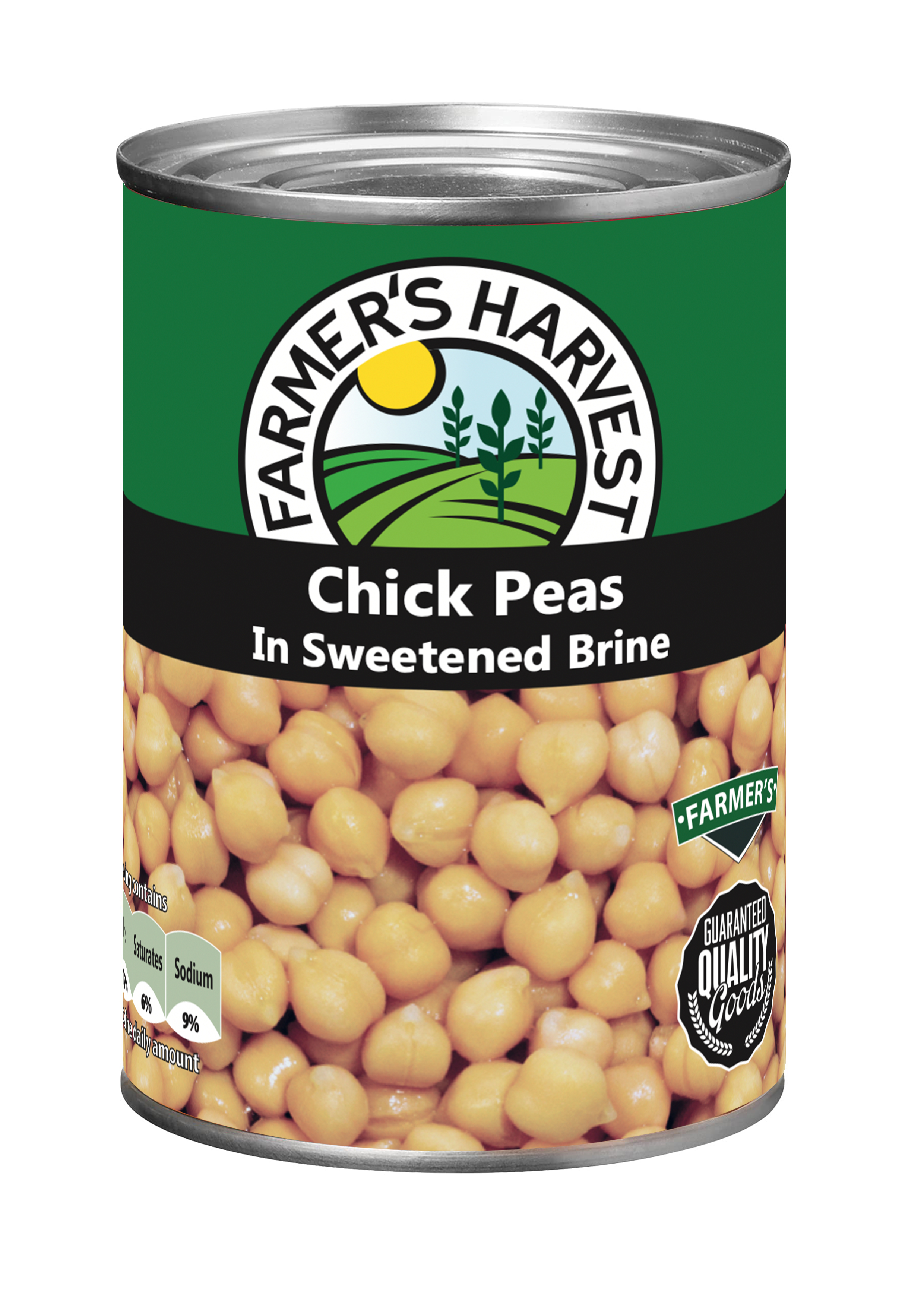 FARMERS HARVEST Chick Peas 410g x 12