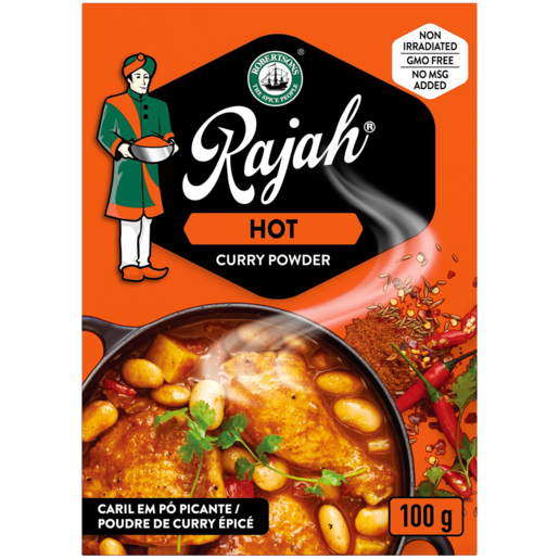 RAJAH Curry Powder Hot 100g x 4 x 10