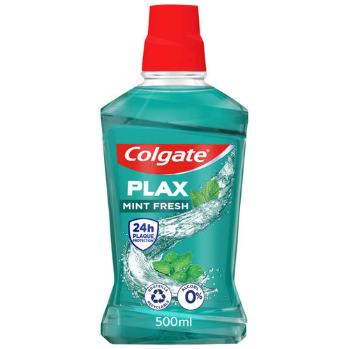 COLGATE Plax Mouthwash Soft Mint 500ml x 12