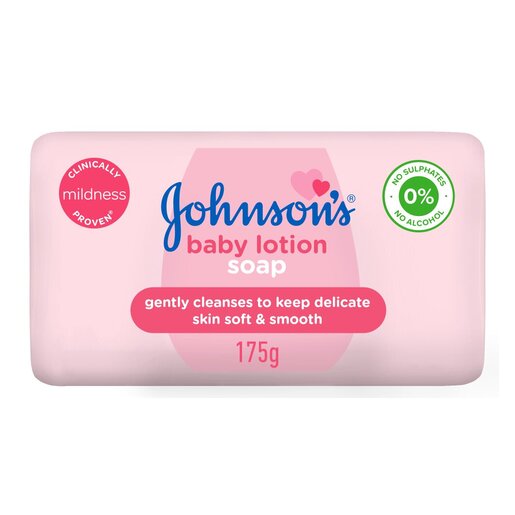 JOHNSON'S Baby Lotion Soap - Pink 175g  x 12
