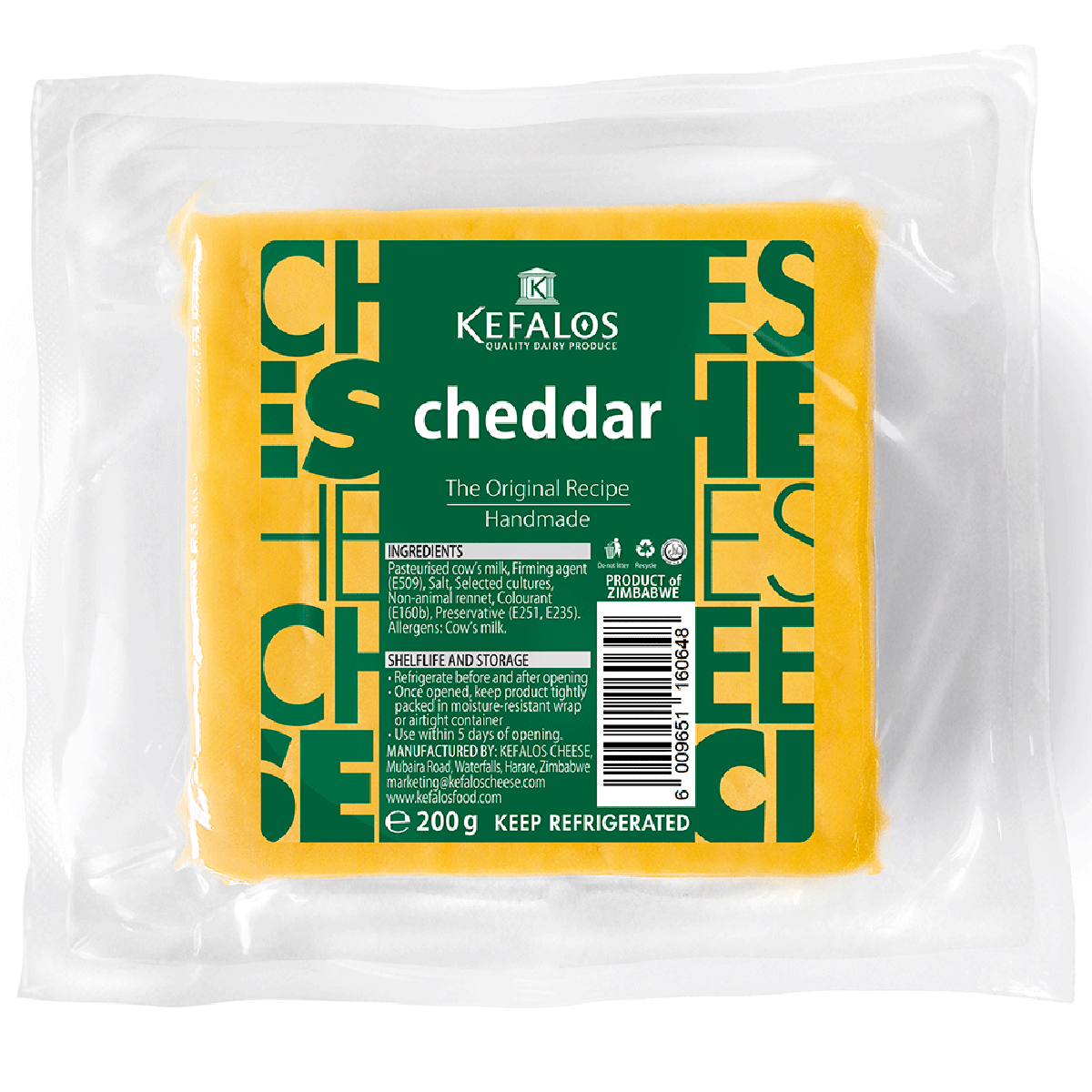 KEFALOS Cheddar Cheese 200g