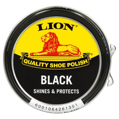 LION Shoe Polish - Black 50ml x 72