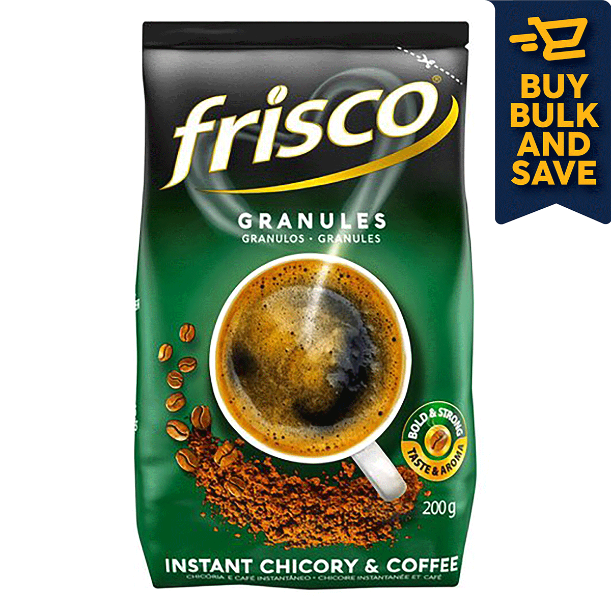 FRISCO Instant Coffee & Chicory Granules Pouch 200g x 6