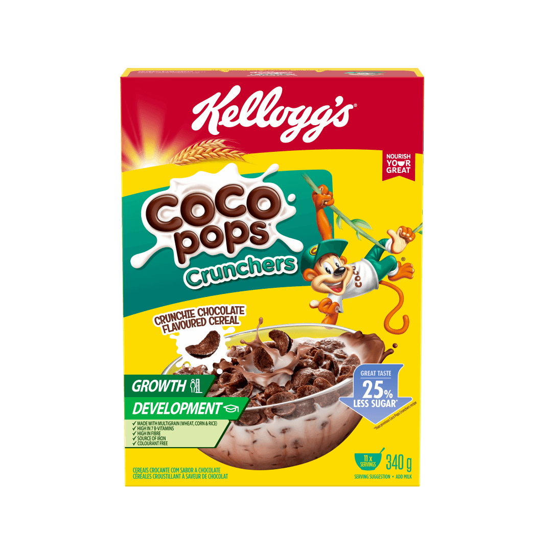 KELLOGG'S Coco Pops Crunchers 340g x 18