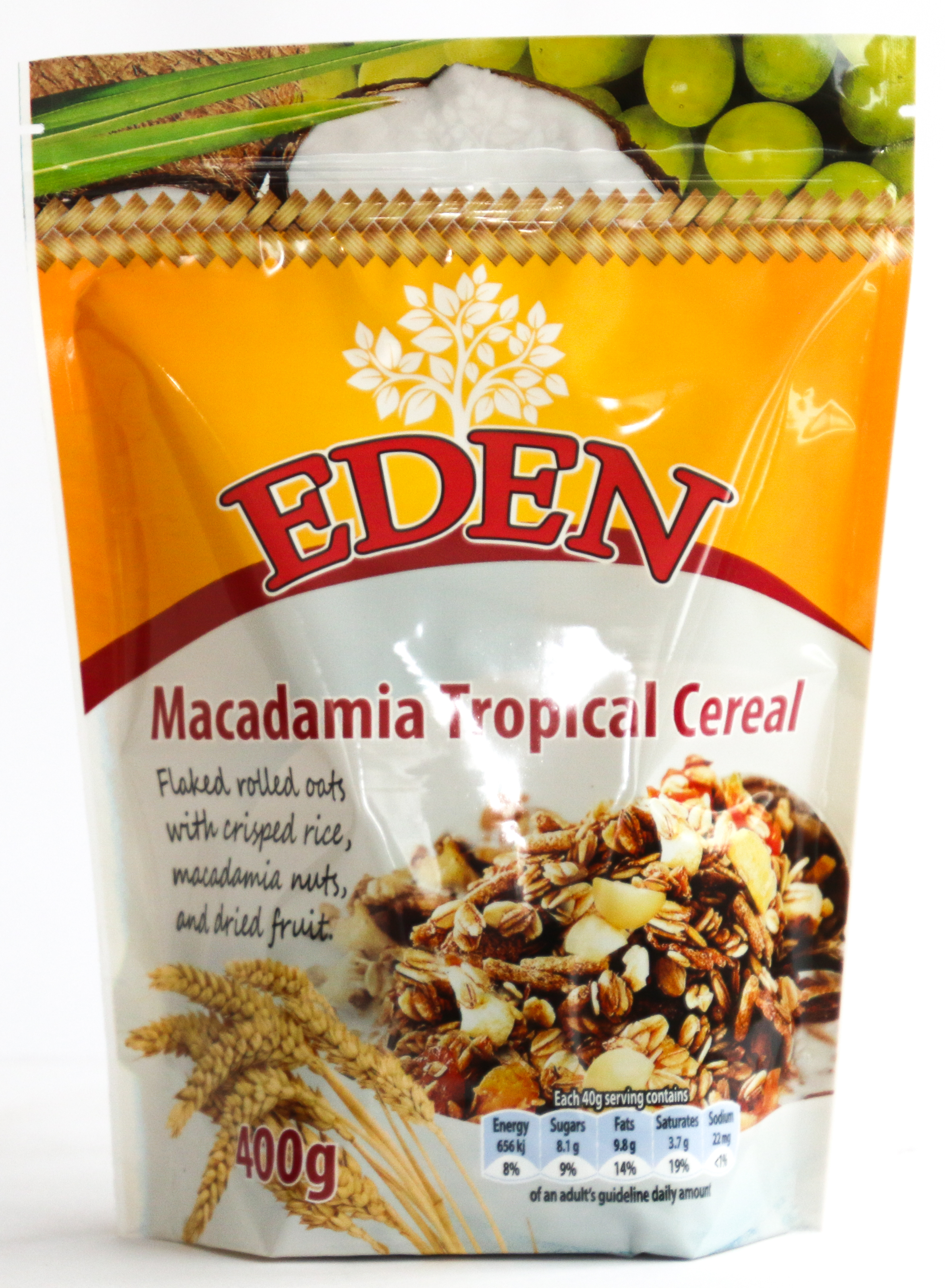 EDEN Macademia Cereal Tropical 400g x 24