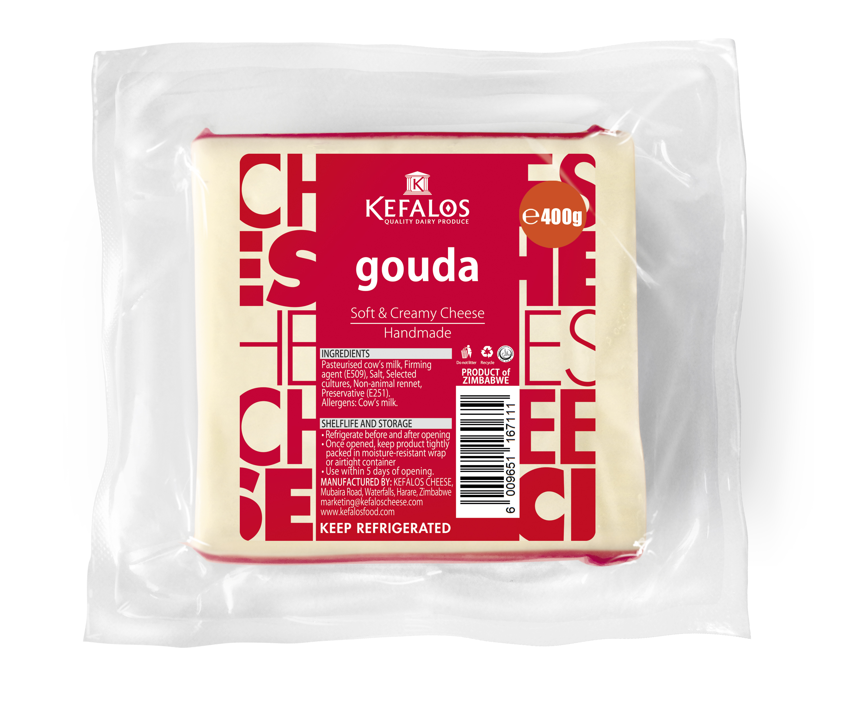 KEFALOS Gouda Cheese 400g