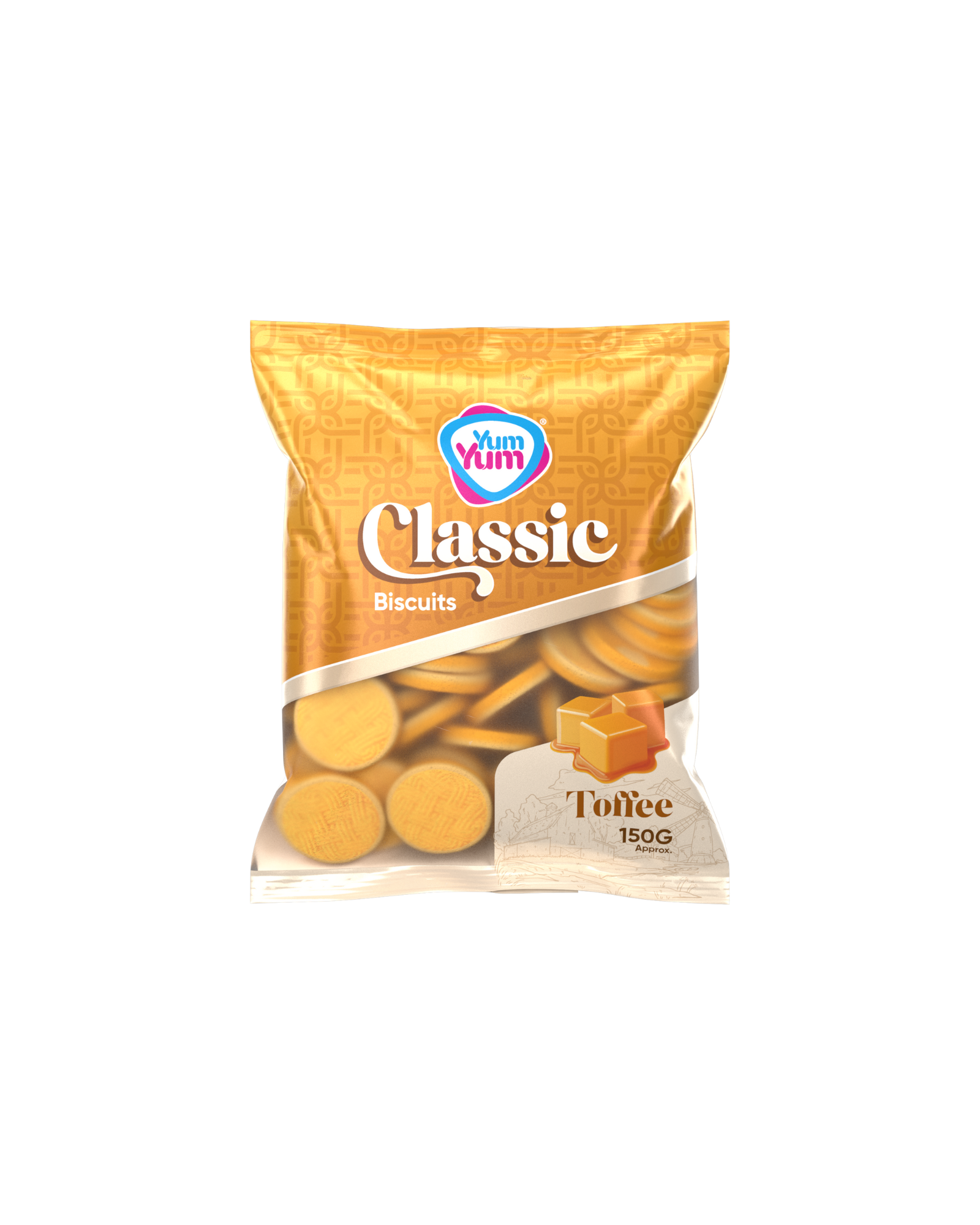 YUM YUM Classic Biscuits Toffee 150g