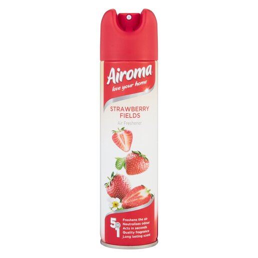 AIROMA Air Freshener - Strawberry Fields 210g x 6