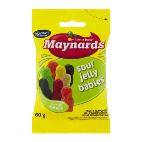 BEACON Maynards Sour Jelly Babies 60g