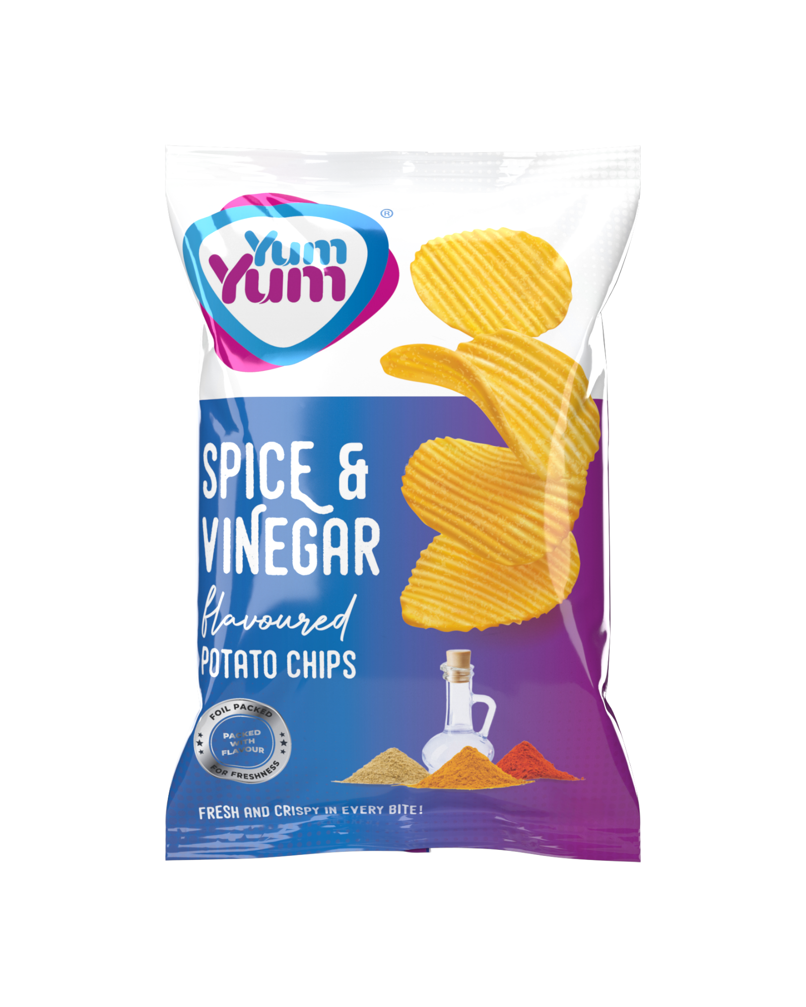 YUM YUM Potato Chips Spicy & Vinegar 30g