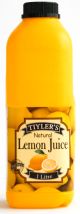 TIYLERS Natural Lemon Juice 1L x 12
